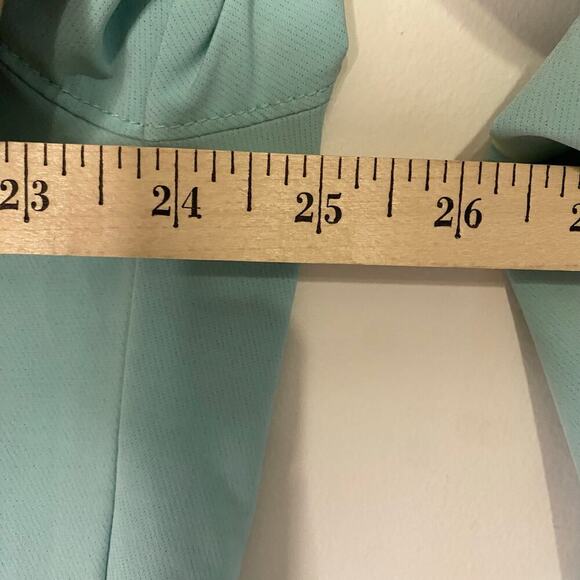 Mens Peter Millar Crown Sports Teal Full Zip Lightweight Golf Jacket Large - Picture 15 of 16